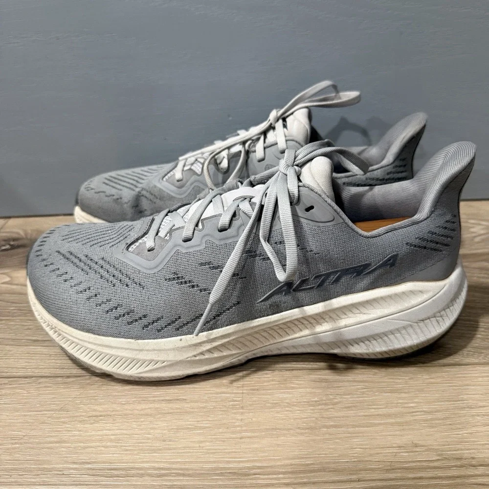 Altra Experience Flow 2 Mens Gray Running Shoes Sneaker Size 8.5 ALOA85RE220